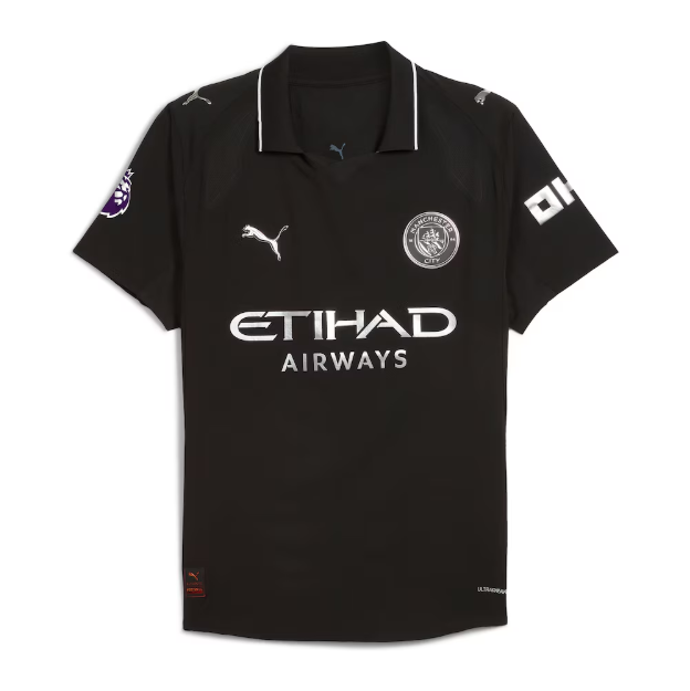 2025-26 Manchester City Away Soccer Jersey Shirt Player Version